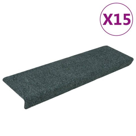 VidaXL Nakładki na schody, 15 szt., igłowane, 65x21x4 cm, brązowe VidaXL Nakładki na schody, 15 szt., igłowane, 65x21x4 cm, brązowe
