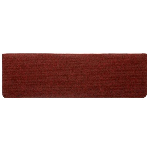 VidaXL Nakładki na schody, 10 szt., bordowe, 65x21x4 cm VidaXL Nakładki na schody, 10 szt., bordowe, 65x21x4 cm