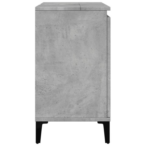 VidaXL Szafka pod umywalkę, szarość betonu, 58x33x60 cm VidaXL Szafka pod umywalkę, szarość betonu, 58x33x60 cm