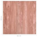VidaXL Samoprzylepne panele podłogowe, 55 szt., PVC, 5,11 m², czerwone