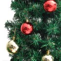 VidaXL Świąteczny kaktus ze stojakiem i LED, zielony, 180 cm, PVC