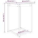 VidaXL Stolik barowy, 80x80x110 cm, lite drewno sosnowe