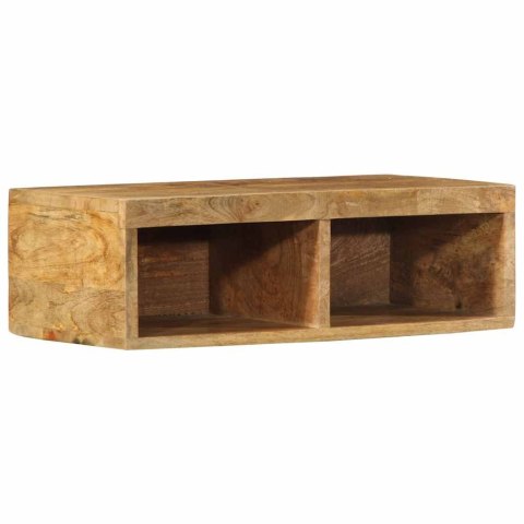 VidaXL Ścienna szafka pod TV, 60x30x19 cm, surowe drewno mango