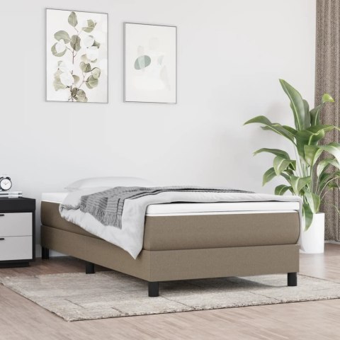 VidaXL Materac kieszeniowy, taupe, 120x190x20 cm, tkanina