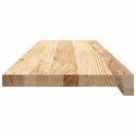 VidaXL Stopnie schodowe, 4 szt., surowe 90x30x2 cm lite drewno dębowe