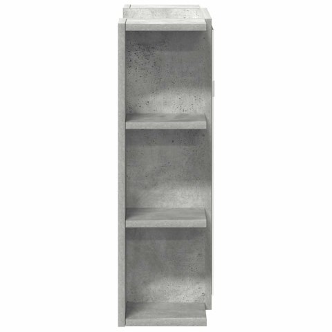 VidaXL Szafka łazienkowa z lustrem, szarość betonu, 80 x 20,5 x 64 cm VidaXL Szafka łazienkowa z lustrem, szarość betonu, 80 x 20,5 x 64 cm