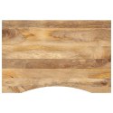 VidaXL Blat biurka, z wycięciem, 100x60x2,5 cm, surowe drewno mango