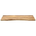 VidaXL Blat biurka, z wycięciem, 100x60x2,5 cm, surowe drewno mango