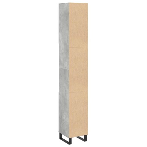 Szafka łazienkowa, szarość betonu, 30x30x190 cm Szafka łazienkowa, szarość betonu, 30x30x190 cm