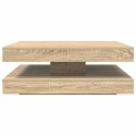 VidaXL Stolik kawowy obrotowy 360 stopni Sonoma Oak 90x90x34,5 cm