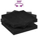 VidaXL Stolik kawowy obrotowy 360 stopni czarny dąb 90x90x34,5 cm