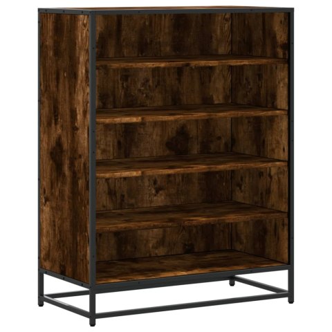 VidaXL Szafka na buty, przydymiony dąb, 75x38x97,5 cm VidaXL Szafka na buty, przydymiony dąb, 75x38x97,5 cm