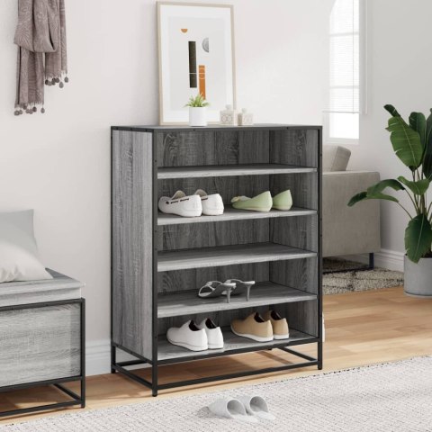 VidaXL Szafka na buty, szary dąb sonoma, 75x38x97,5 cm VidaXL Szafka na buty, szary dąb sonoma, 75x38x97,5 cm