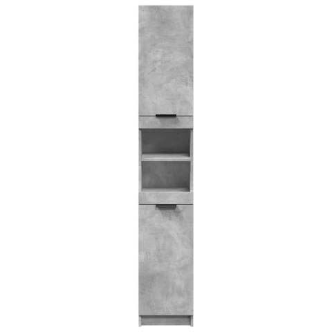 VidaXL Szafka łazienkowa, szarość betonu, 32x34x188,5 cm VidaXL Szafka łazienkowa, szarość betonu, 32x34x188,5 cm