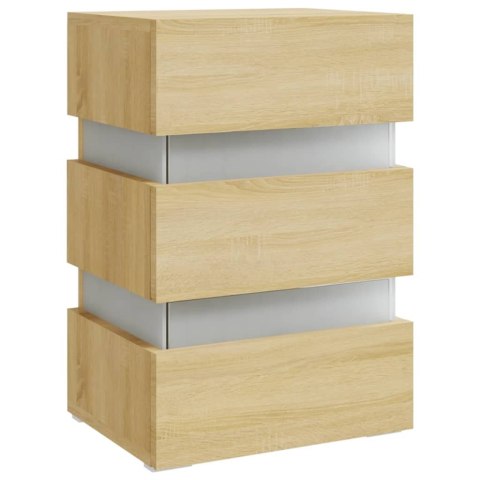 Szafka nocna, dąb sonoma, 45x35x67 cm, materiał drewnopochodny Szafka nocna, dąb sonoma, 45x35x67 cm, materiał drewnopochodny