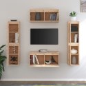 Szafki pod TV, 6 szt., lite drewno sosnowe