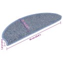 VidaXL Samoprzylepne nakładki na schody, 15 szt., 65x21x4cm niebieskie
