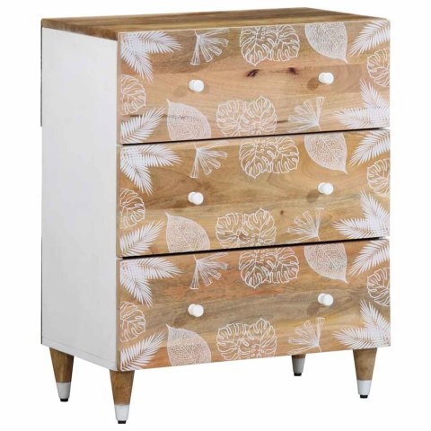 Komoda 60x33,5x75 cm Drewno lite Mango Komoda 60x33,5x75 cm Drewno lite Mango