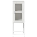  Komoda Biała 36x39x107 cm Stal walcowana na zimno