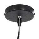 VidaXL Lampy sufitowe, 2 szt., czarno-złote, półkoliste, 50 cm, E27