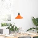  Lampa wisząca z regulacją wysokości E27 Pomarańczowy połysk