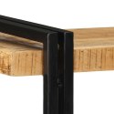  Półka ścienna 110x33x45 cm lite drewno surowe mango