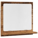 VidaXL Szafka łazienkowa z lustrem, stare drewno, 40x11x37 cm