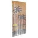  Zasłona przeciw owadom Palm Tree Print 100x200 cm Bambus