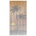  Zasłona przeciw owadom Palm Tree Print 100x200 cm Bambus
