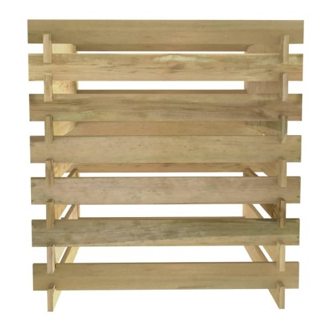 Kompostownik z listew, 90x90x90 cm, impregnowana sosna Kompostownik z listew, 90x90x90 cm, impregnowana sosna