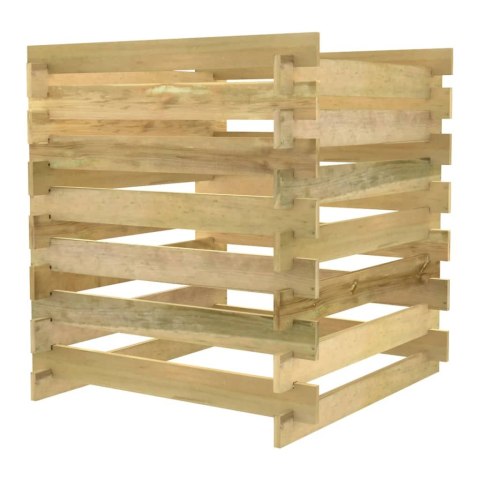 Kompostownik z listew, 90x90x90 cm, impregnowana sosna Kompostownik z listew, 90x90x90 cm, impregnowana sosna