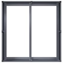  Doniczka Antracyt 80x80x40 cm Stal walcowana na zimno