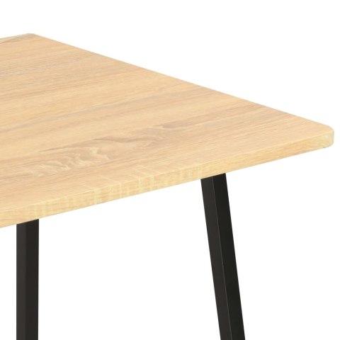 Biurko z regałem, czarno-dębowe, 102 x 50 x 117 cm Biurko z regałem, czarno-dębowe, 102 x 50 x 117 cm