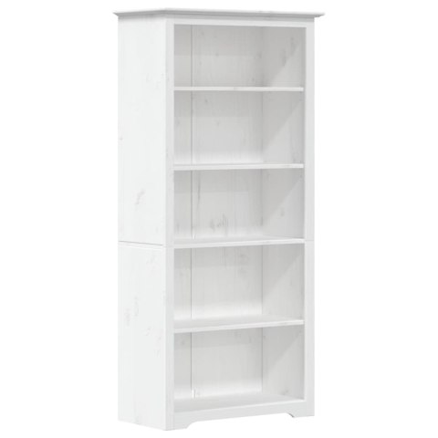 Biblioteczka BODO, biała, 82x40x173 cm, sosnowa, 5 półek Biblioteczka BODO, biała, 82x40x173 cm, sosnowa, 5 półek