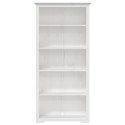  Biblioteczka BODO, biała, 82x40x173 cm, sosnowa, 5 półek