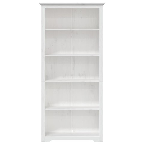 Biblioteczka BODO, biała, 82x40x173 cm, sosnowa, 5 półek Biblioteczka BODO, biała, 82x40x173 cm, sosnowa, 5 półek