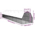  Kurnik z dachem 2,5x12x2,25 m Stal ocynkowana