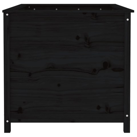 Podwyższona donica ogrodowa, czarna, 119,5x82,5x78 cm, sosna Podwyższona donica ogrodowa, czarna, 119,5x82,5x78 cm, sosna