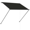  Markiza zwijana z LED, 150 x 150 cm, antracytowa