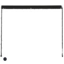  Markiza zwijana z LED, 250 x 150 cm, antracytowa