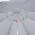  Parasol plażowy ze ściankami bocznymi, antracytowy, 215 cm