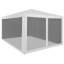  Namiot imprezowy z 4 siatkowymi ściankami, 4x3 m