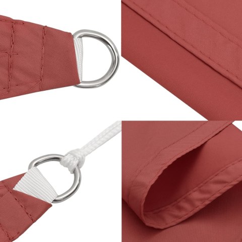 Żagiel ogrodowy z tkaniny oxford, kwadrat 3,6x3,6 m, terakota Żagiel ogrodowy z tkaniny oxford, kwadrat 3,6x3,6 m, terakota