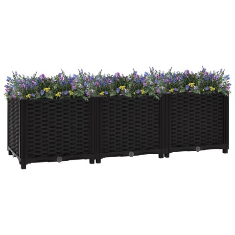 Donica do podniesionej rabaty, 120x40x38 cm, polipropylen Donica do podniesionej rabaty, 120x40x38 cm, polipropylen