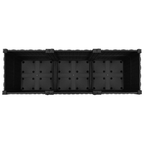 Donica do podniesionej rabaty, 120x40x38 cm, polipropylen Donica do podniesionej rabaty, 120x40x38 cm, polipropylen