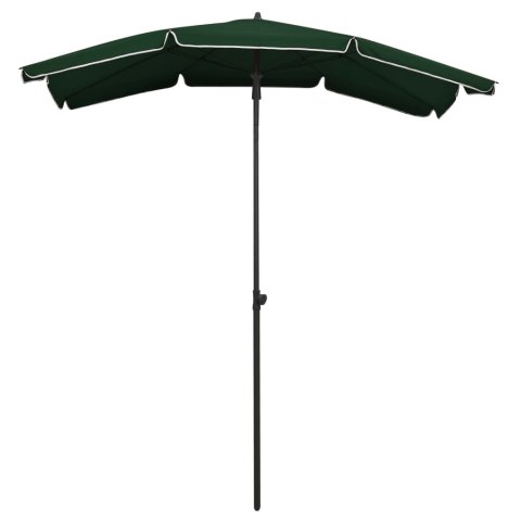 Parasol ogrodowy na słupku, 200x130 cm, zielony Parasol ogrodowy na słupku, 200x130 cm, zielony