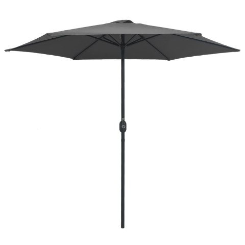 Parasol ogrodowy na aluminiowym słupku, 270x246 cm, antracytowy Parasol ogrodowy na aluminiowym słupku, 270x246 cm, antracytowy