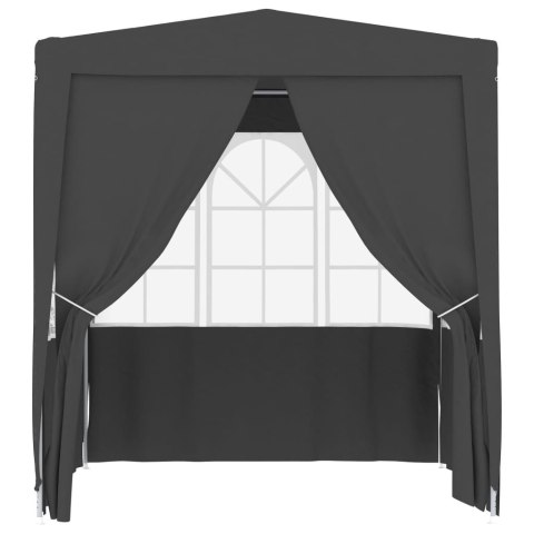 Namiot imprezowy ze ściankami, 2,5x2,5 m, antracytowy, 90 g/m² Namiot imprezowy ze ściankami, 2,5x2,5 m, antracytowy, 90 g/m²