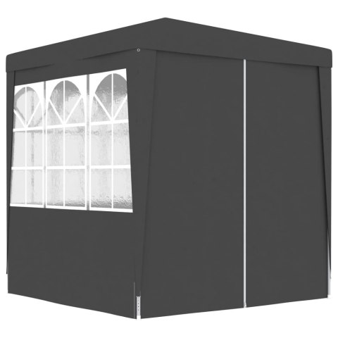 Namiot imprezowy ze ściankami, 2,5x2,5 m, antracytowy, 90 g/m² Namiot imprezowy ze ściankami, 2,5x2,5 m, antracytowy, 90 g/m²
