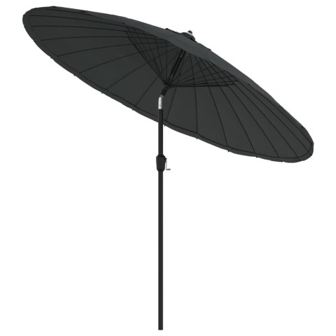 Parasol ogrodowy na słupku aluminiowym, 270 cm, antracytowy Parasol ogrodowy na słupku aluminiowym, 270 cm, antracytowy